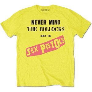 Sex Pistols Unisex Adult Never Mind The Bollocks T-Shirt / Yellow